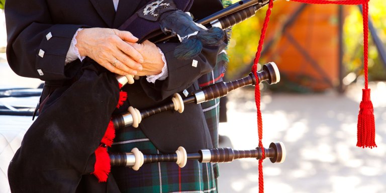 Scottish Bagpipe Player